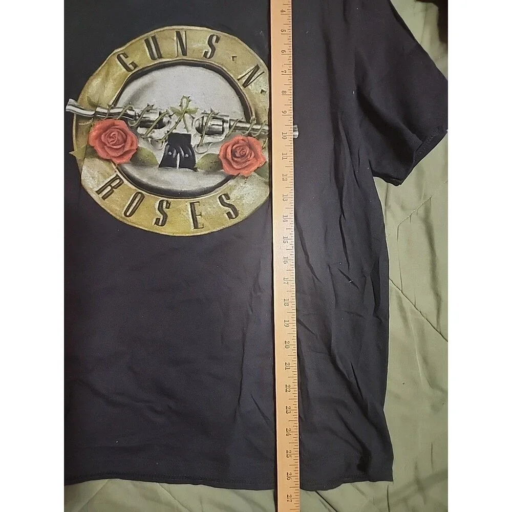 Guns N’ Roses 2021 Tour T-Shirt Men’s L Black Short Sleeve Rock Band Tee - Picture 4 of 5